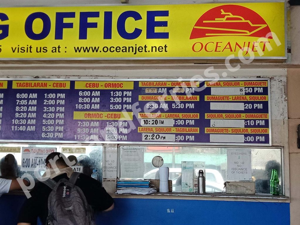 2019 OceanJet CebuOrmoc Schedule, Ticket Fare and Booking