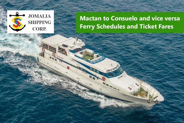 Mactan To Consuelo And Vv Jomalia Shipping Schedule And Fares