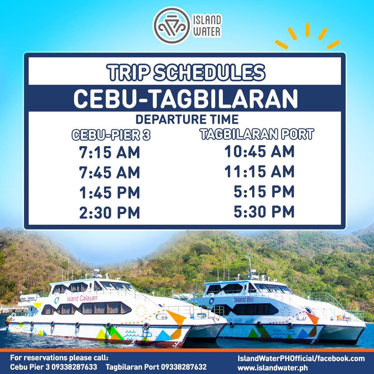 2019 Cebu – Tagbilaran: Island Water Ferry Schedules & Ticket Fares