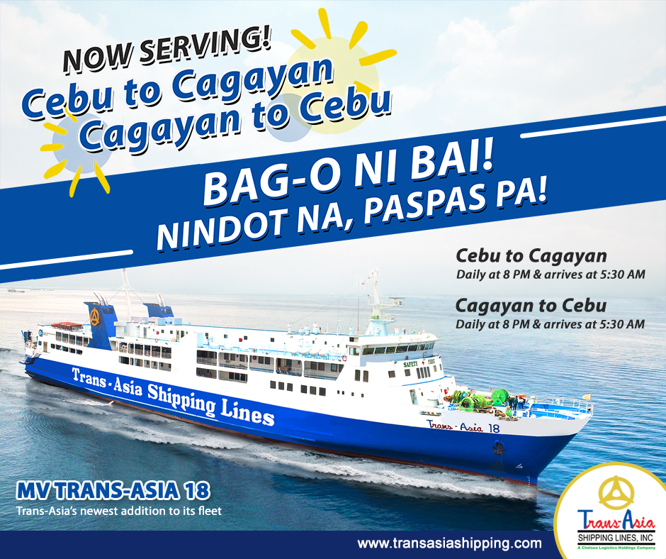 2020 Cebu - Cagayan de Oro: Trans-Asia Schedule and Ticket ...