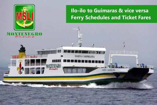 2020 Montenegro Lines Iloilo Guimaras Ferry Schedules And Fares